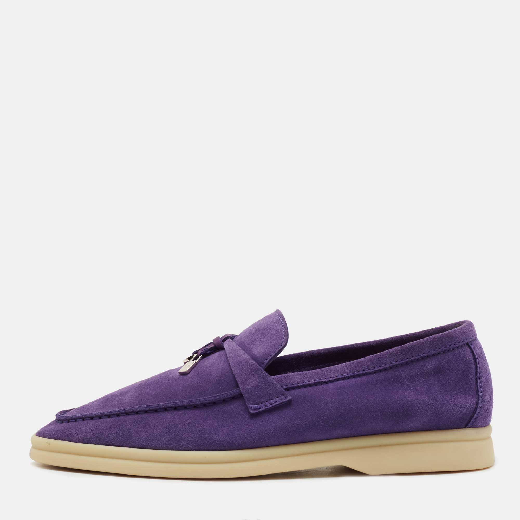 Summer Charms Walk Loafers In Suede
