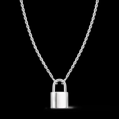 Silver Lockit pendant, sterling silver