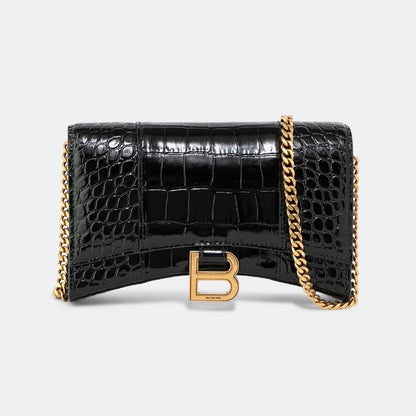 BALENCIAGA Hourglass chain wallet