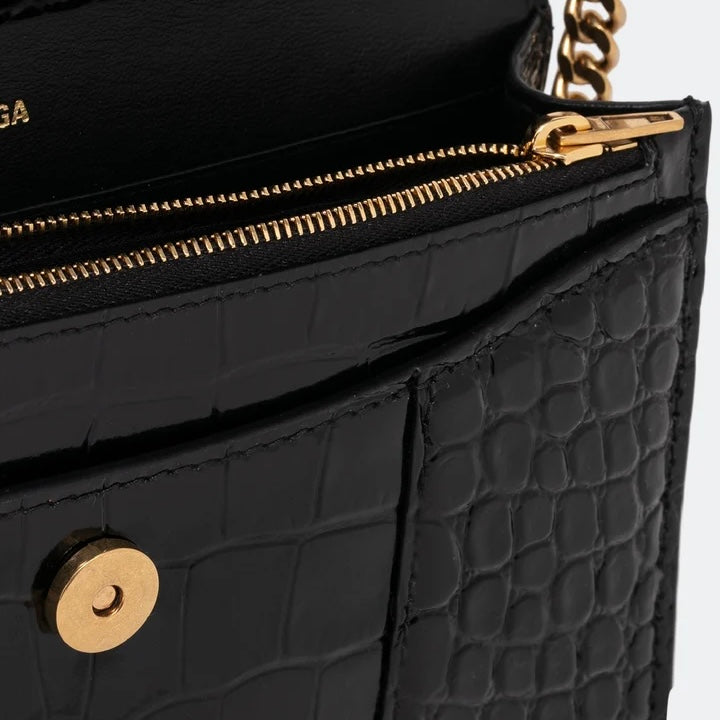 BALENCIAGA Hourglass chain wallet