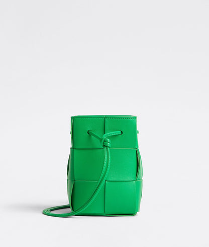 Mini Cassette Bucket Bag “Parakeet”