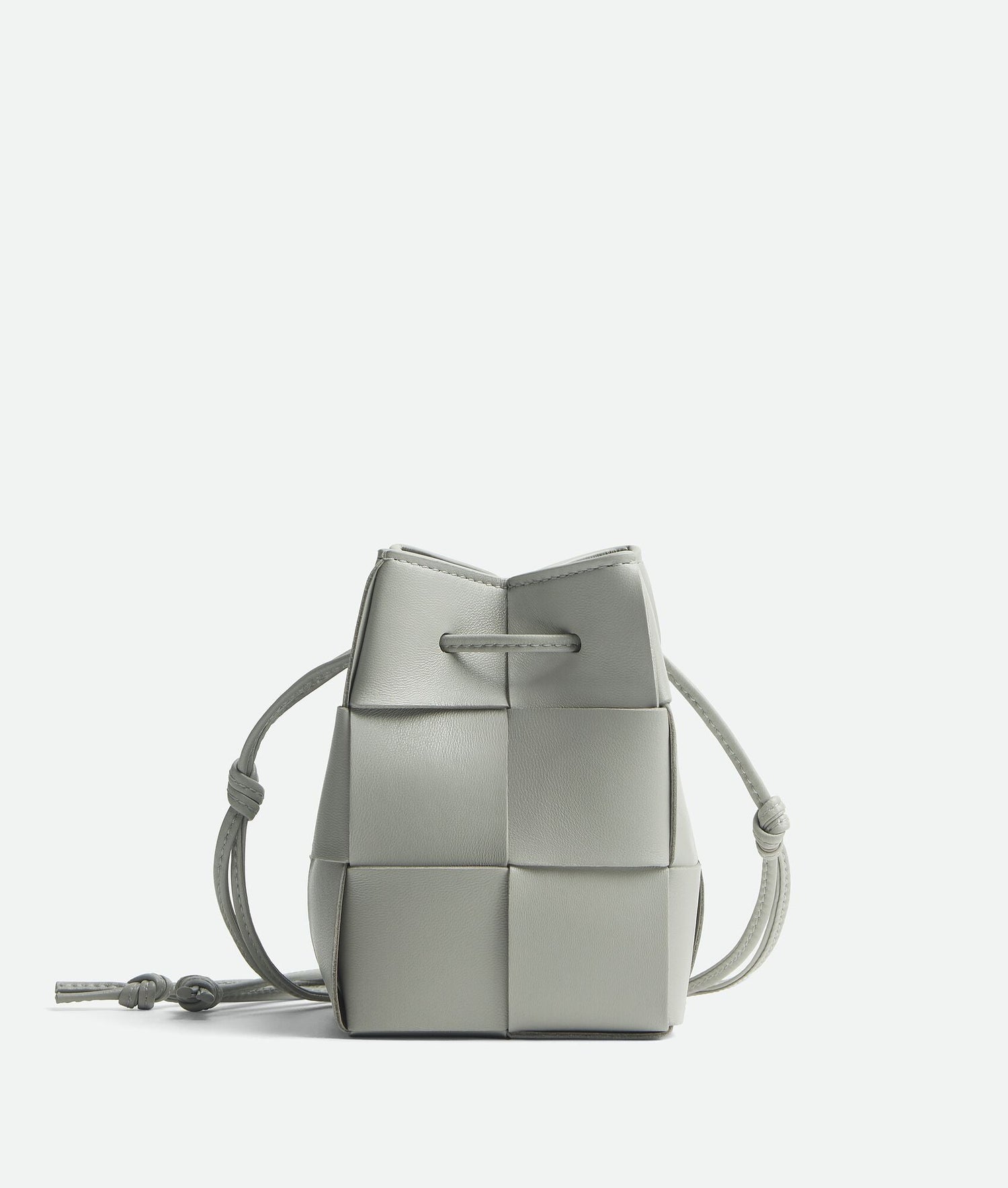 Mini Cassette Bucket Bag “Agate grey”