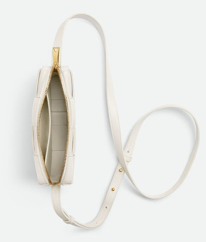 Mini Cassette Cross-Body Bag “White”