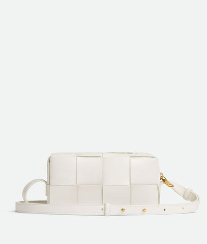 Mini Cassette Cross-Body Bag “White”