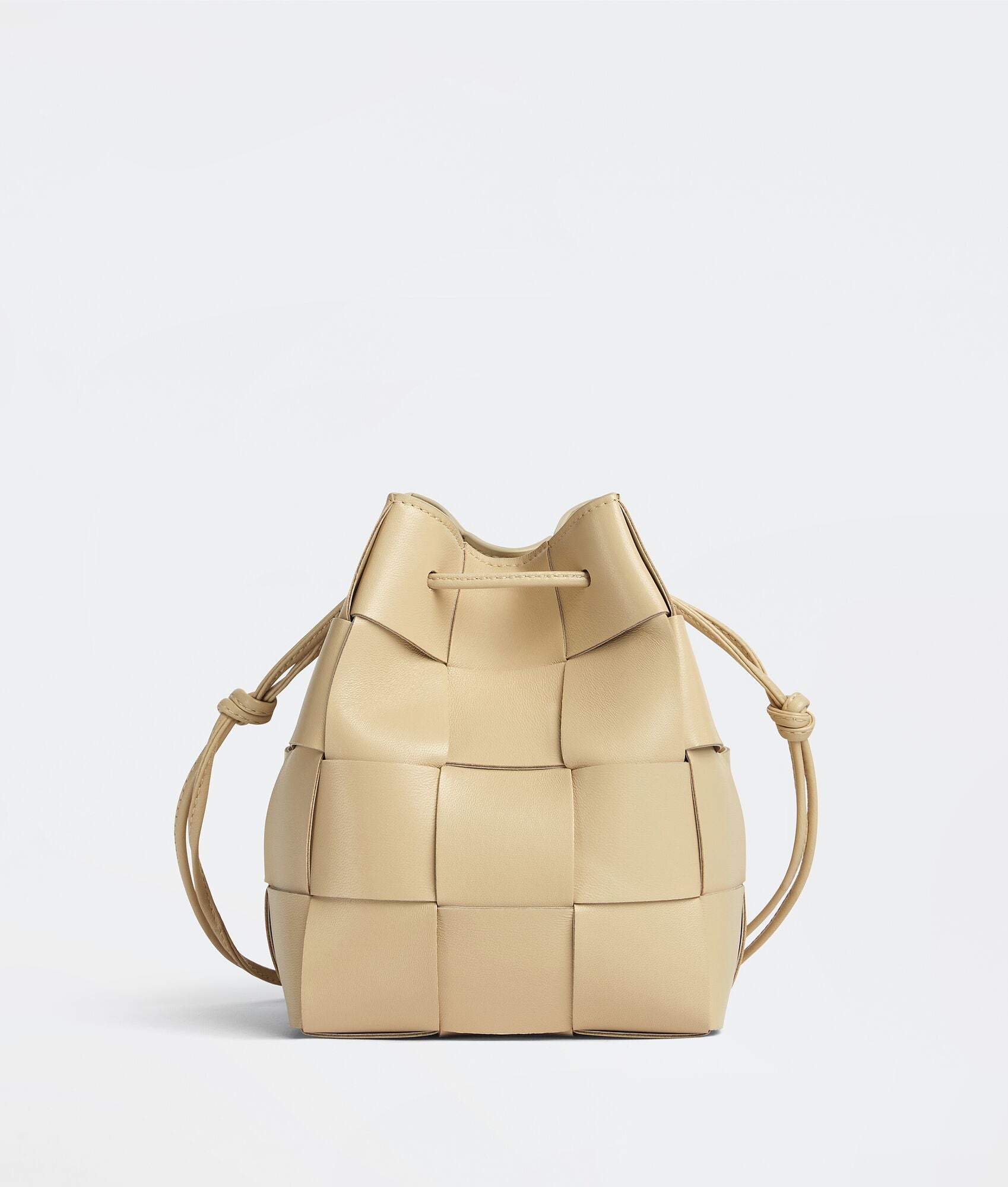 Small Cassette Cross-Body Bucket  “Porridge”