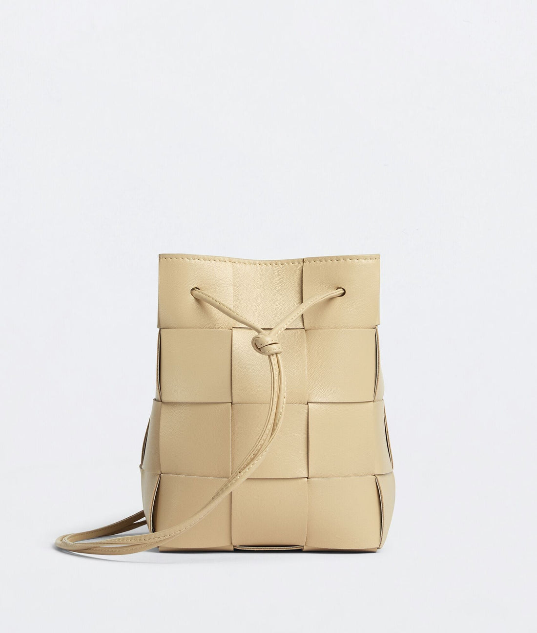 Small Cassette Cross-Body Bucket  “Porridge”
