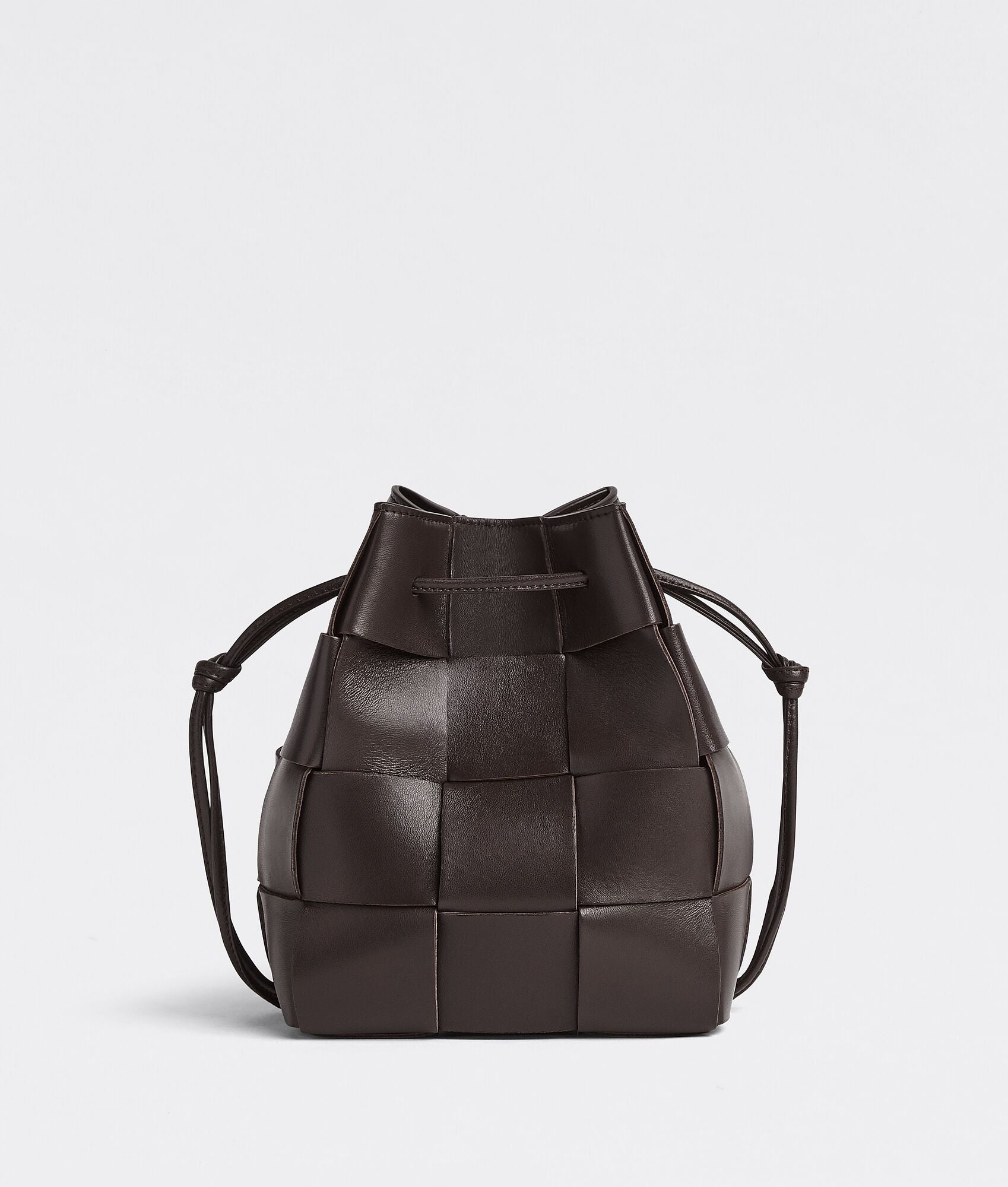 Small Cassette Cross-Body Bucket  “Fondant”