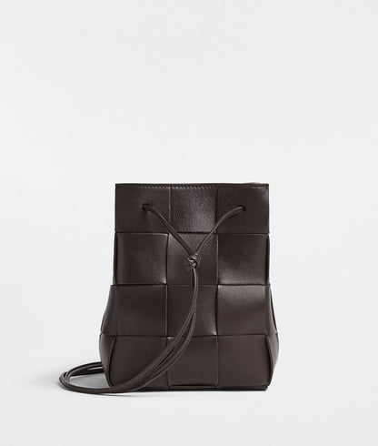 Small Cassette Cross-Body Bucket  “Fondant”