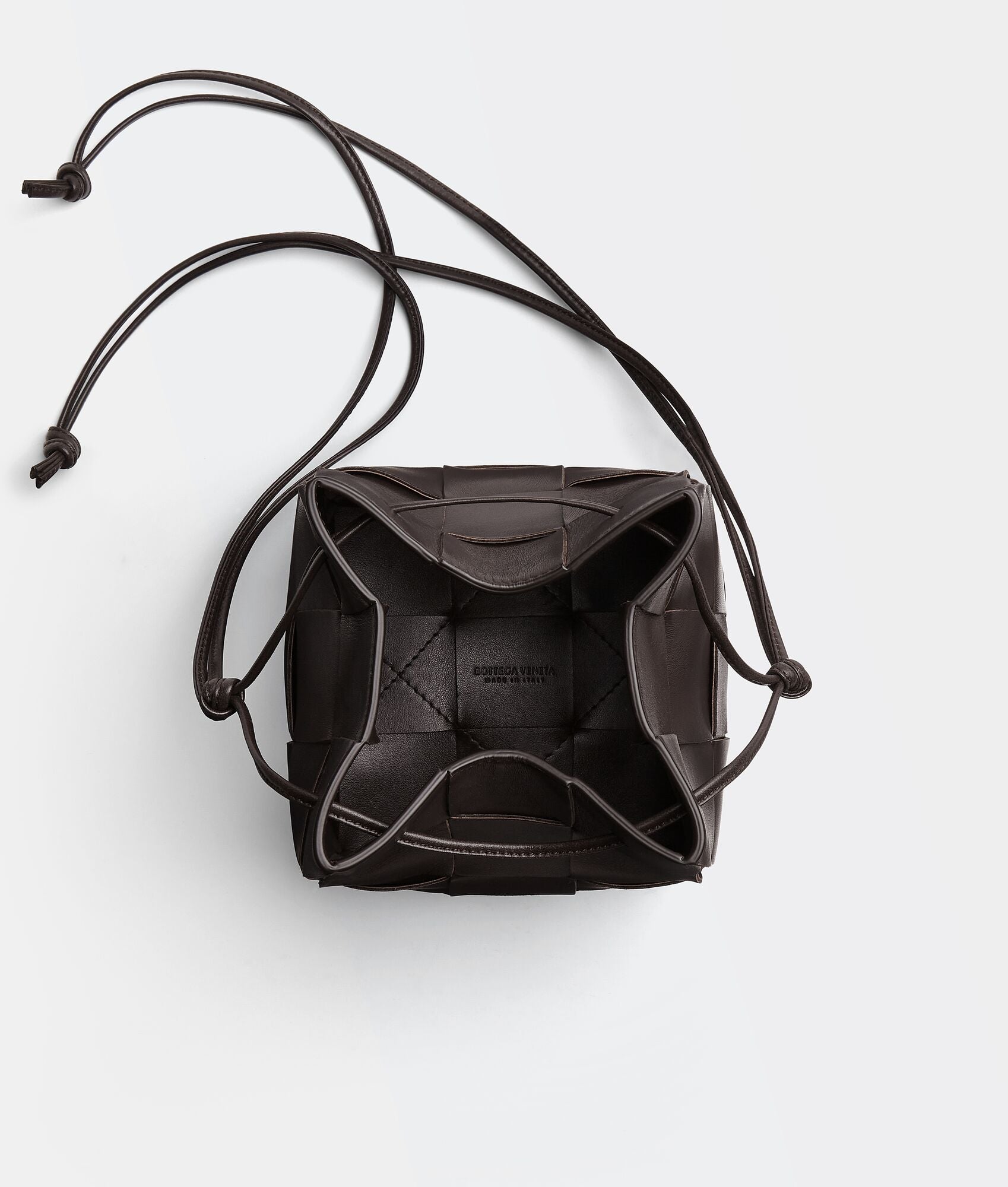 Small Cassette Cross-Body Bucket  “Fondant”