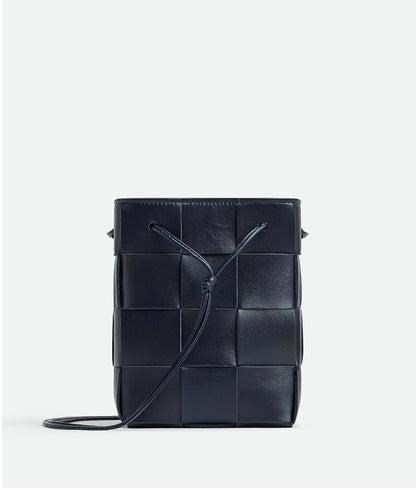 Small Cassette Cross-Body Bucket  “Space”