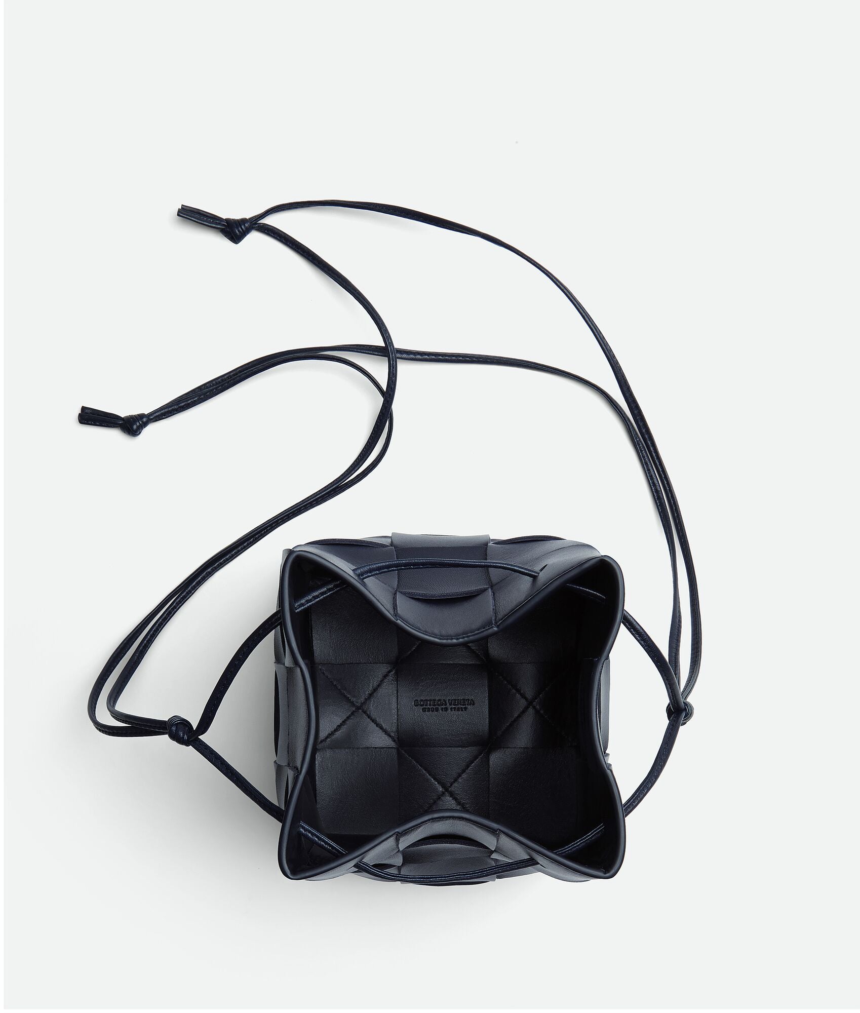 Small Cassette Cross-Body Bucket  “Space”