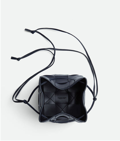 Small Cassette Cross-Body Bucket  “Space”