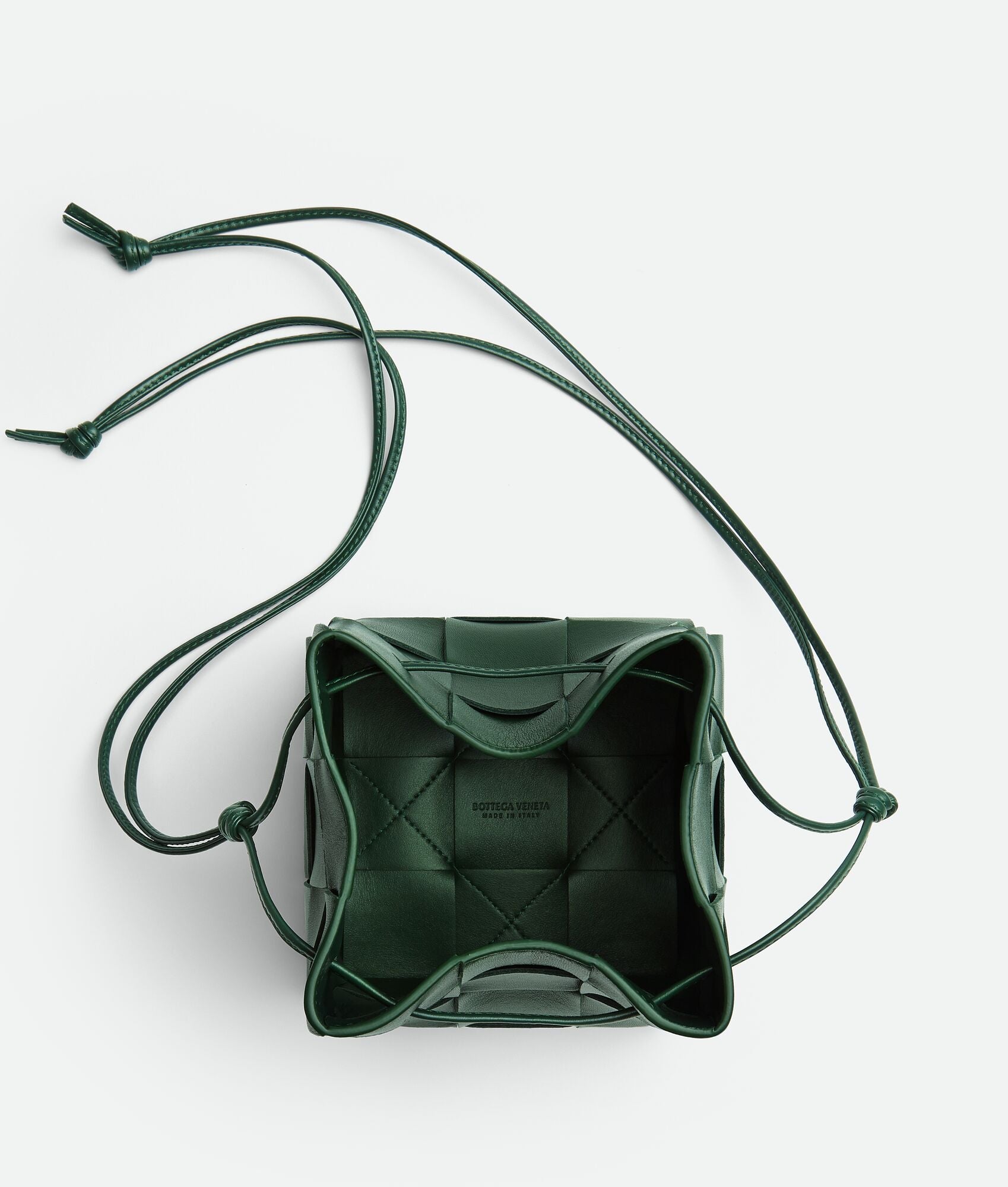 Small Cassette Cross-Body Bucket  “Raintree”