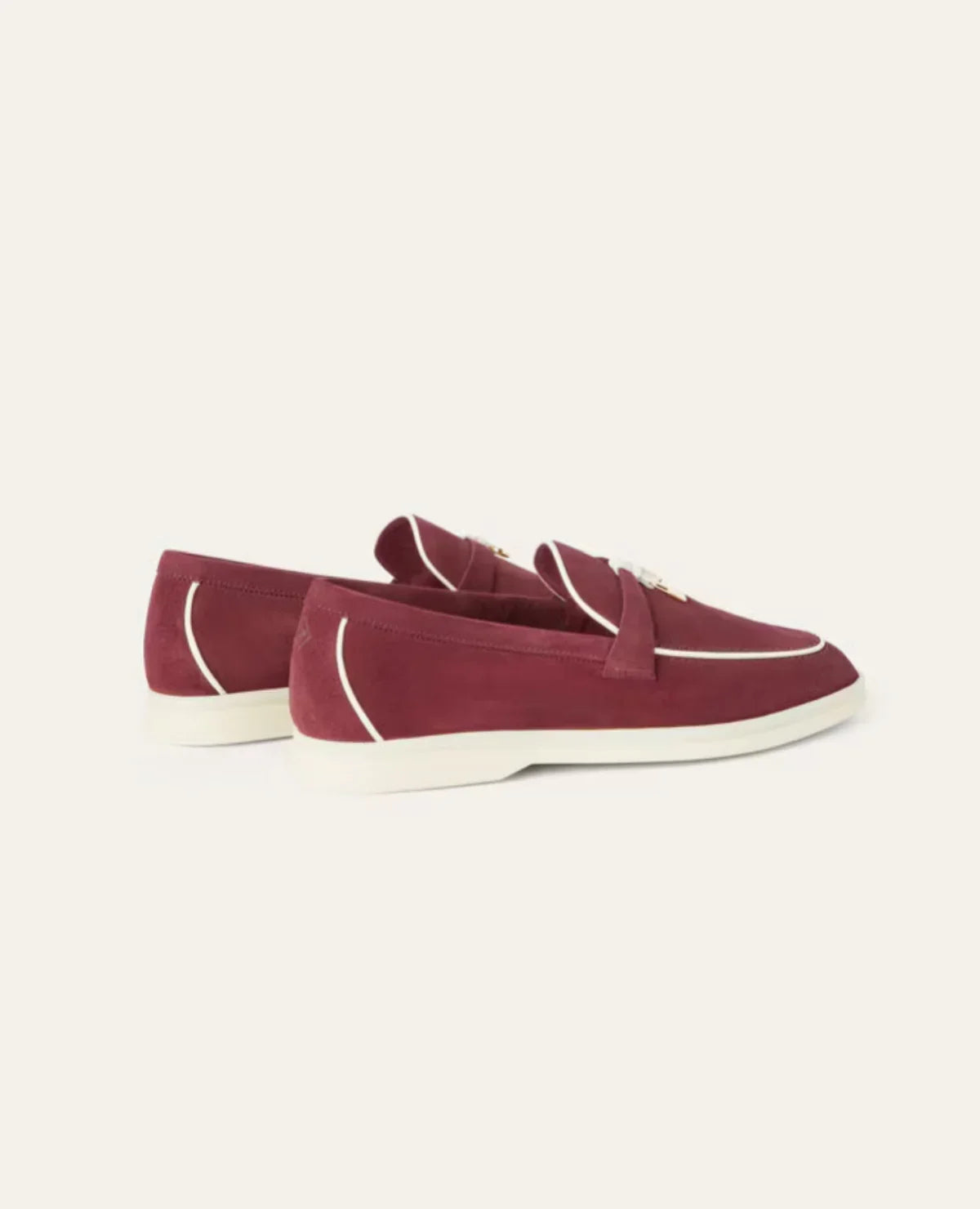Summer Charms Walk Loafers In Suede Goatskin