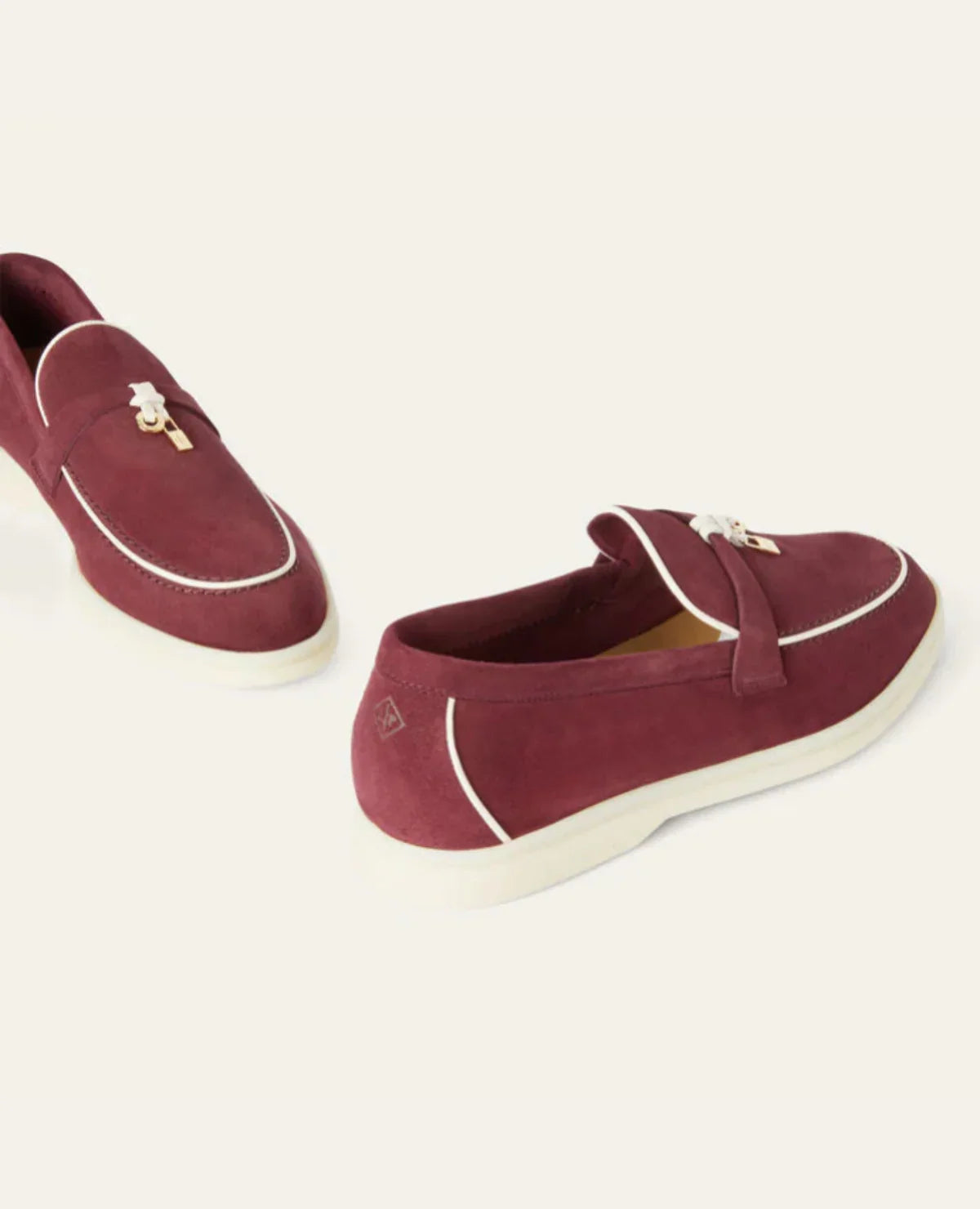 Summer Charms Walk Loafers In Suede Goatskin