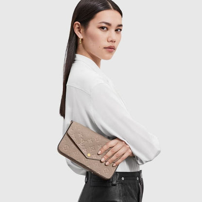 Félicie Pochette Handbag Monogram Empreinte