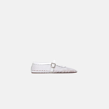 Ballet Flats In Fishnet