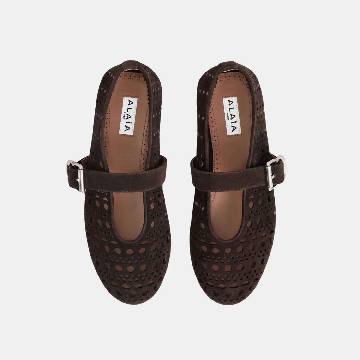 Ballet Flats Vienne in Suede