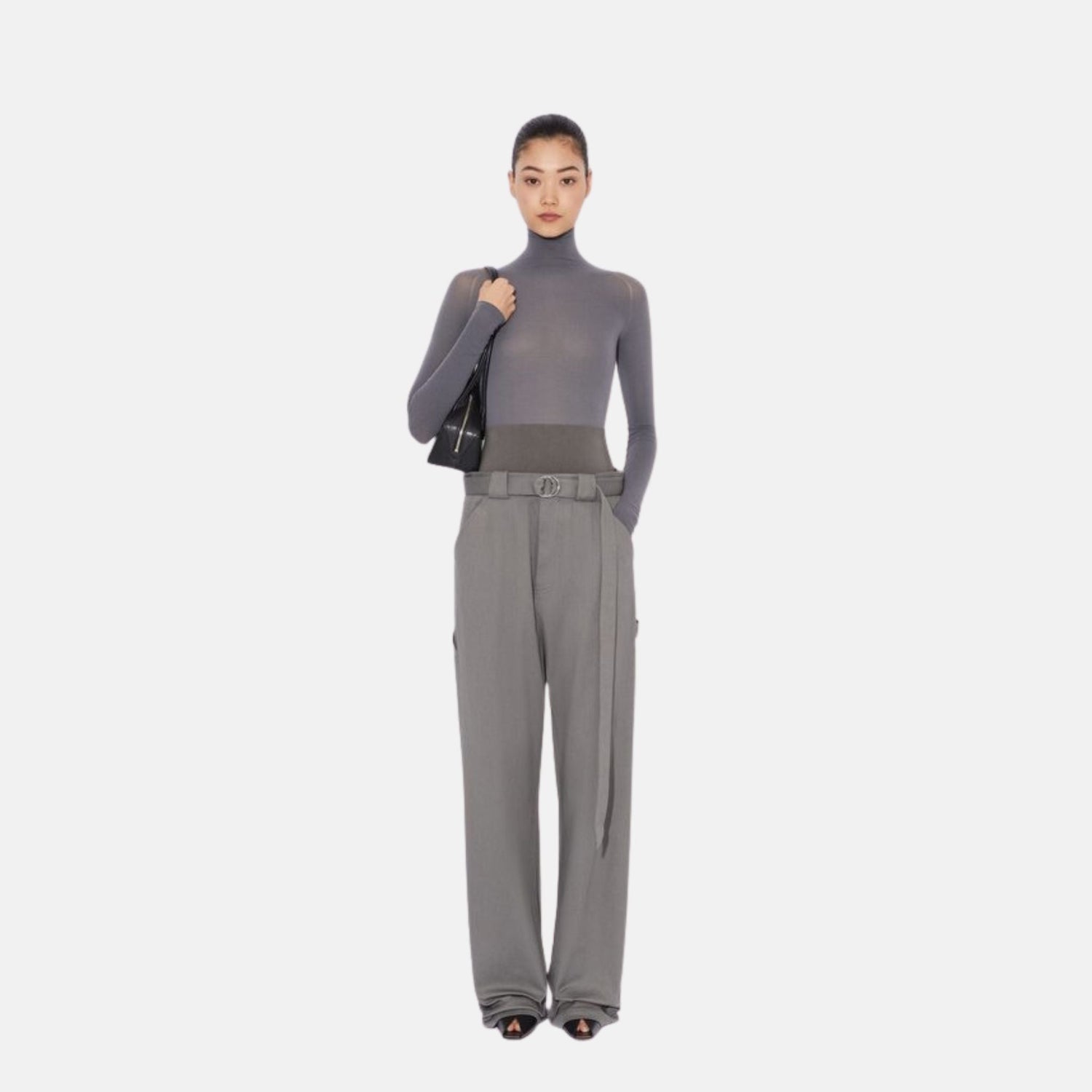 Cargo Trousers With Knit Band
