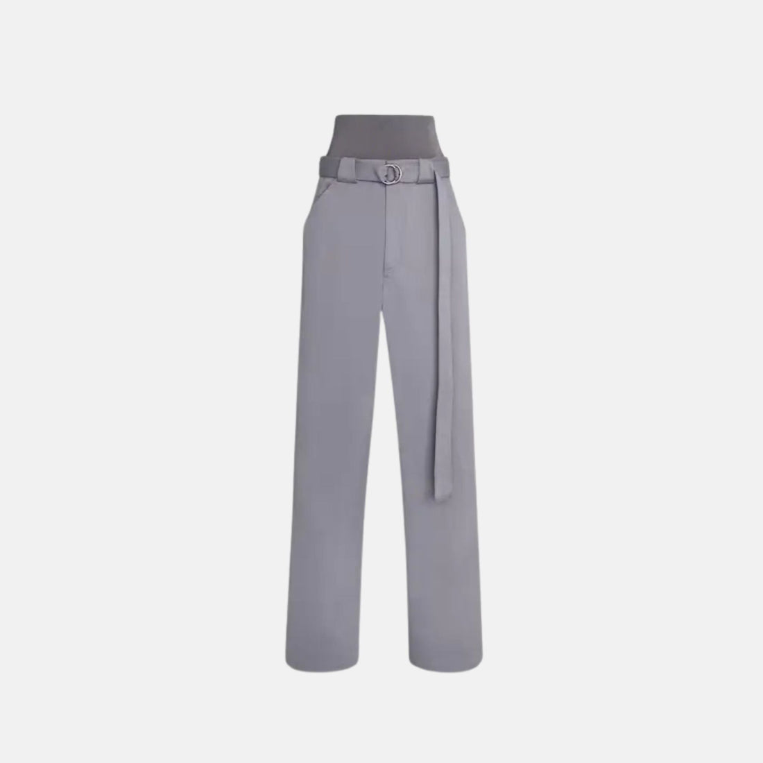 Cargo Trousers With Knit Band