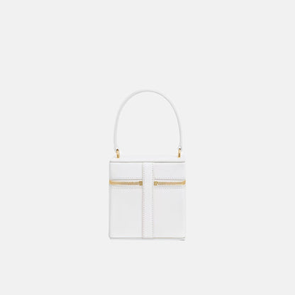 Cube Vanity Case In Shiny Goatskin