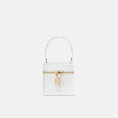 Cube Vanity Case In Shiny Goatskin