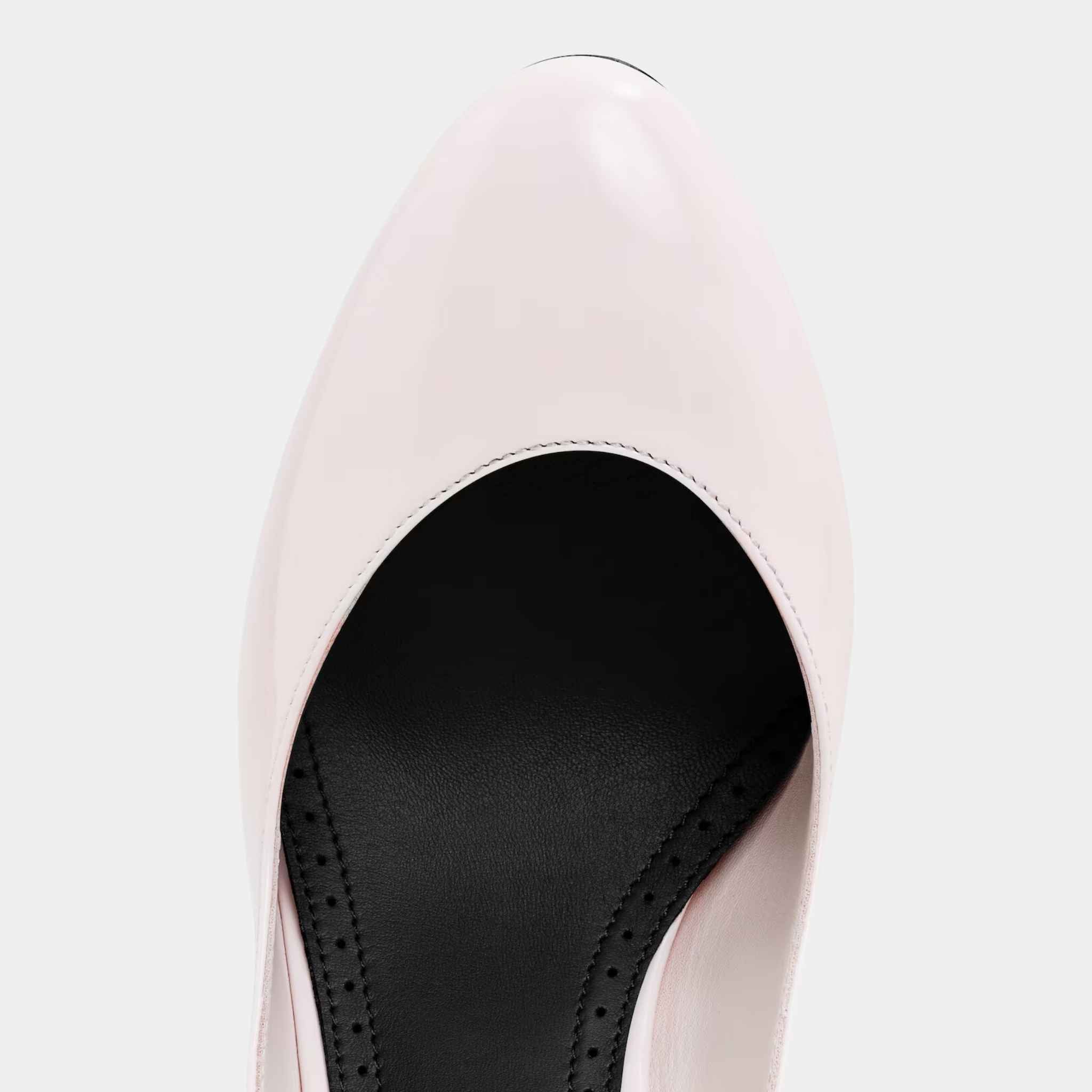 Decollete Slingbacks In Patent Calfskin