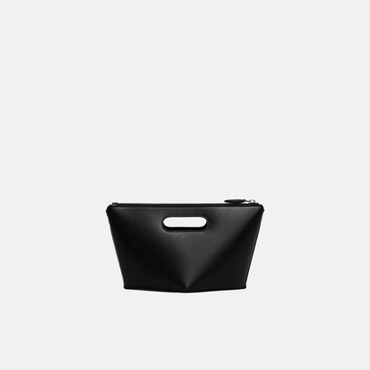 Folded Zipped Bag In Calfskin