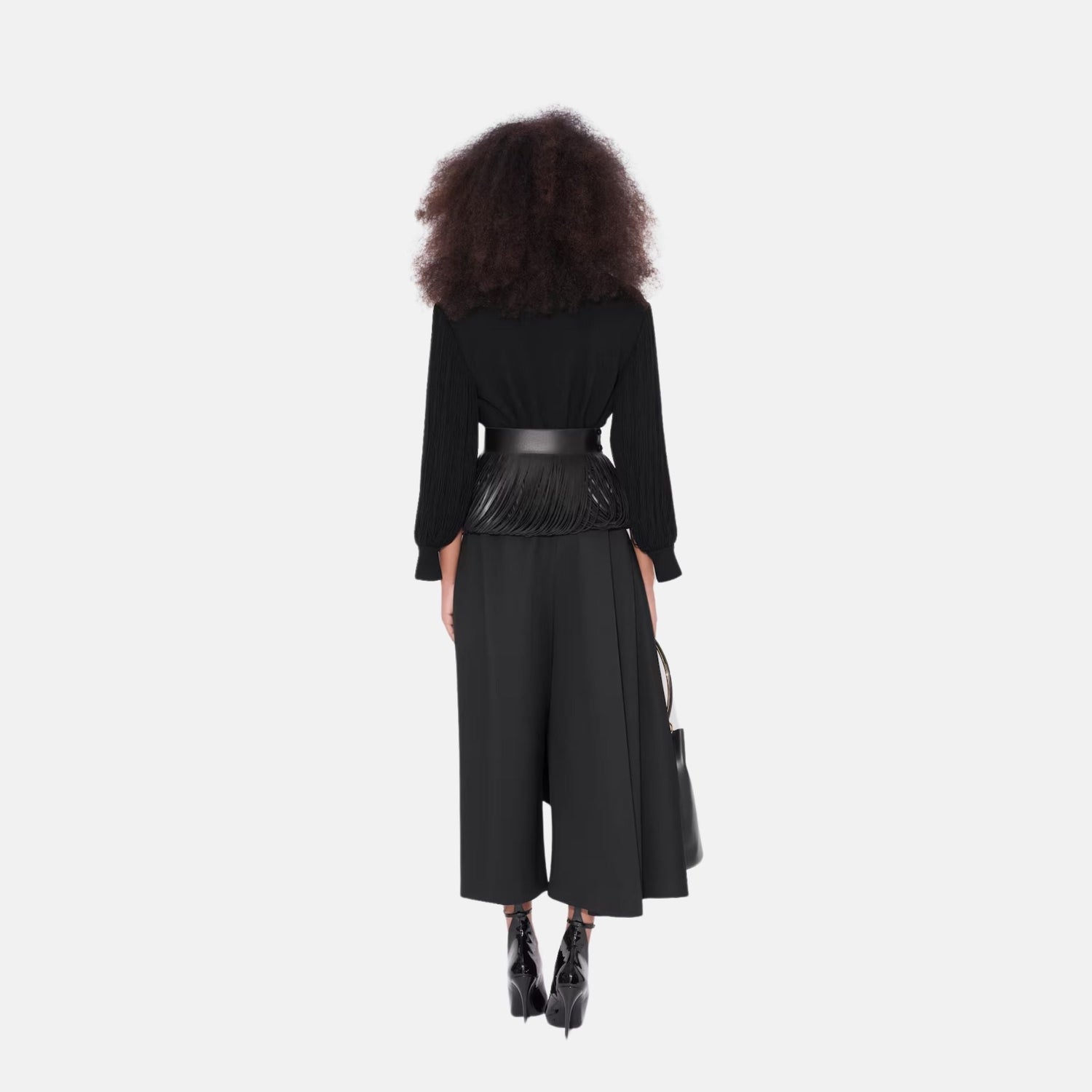 Fringed Leather Belt