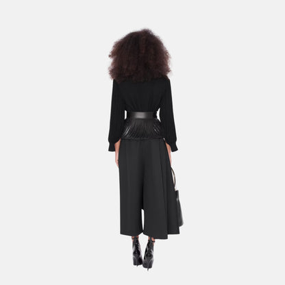 Fringed Leather Belt
