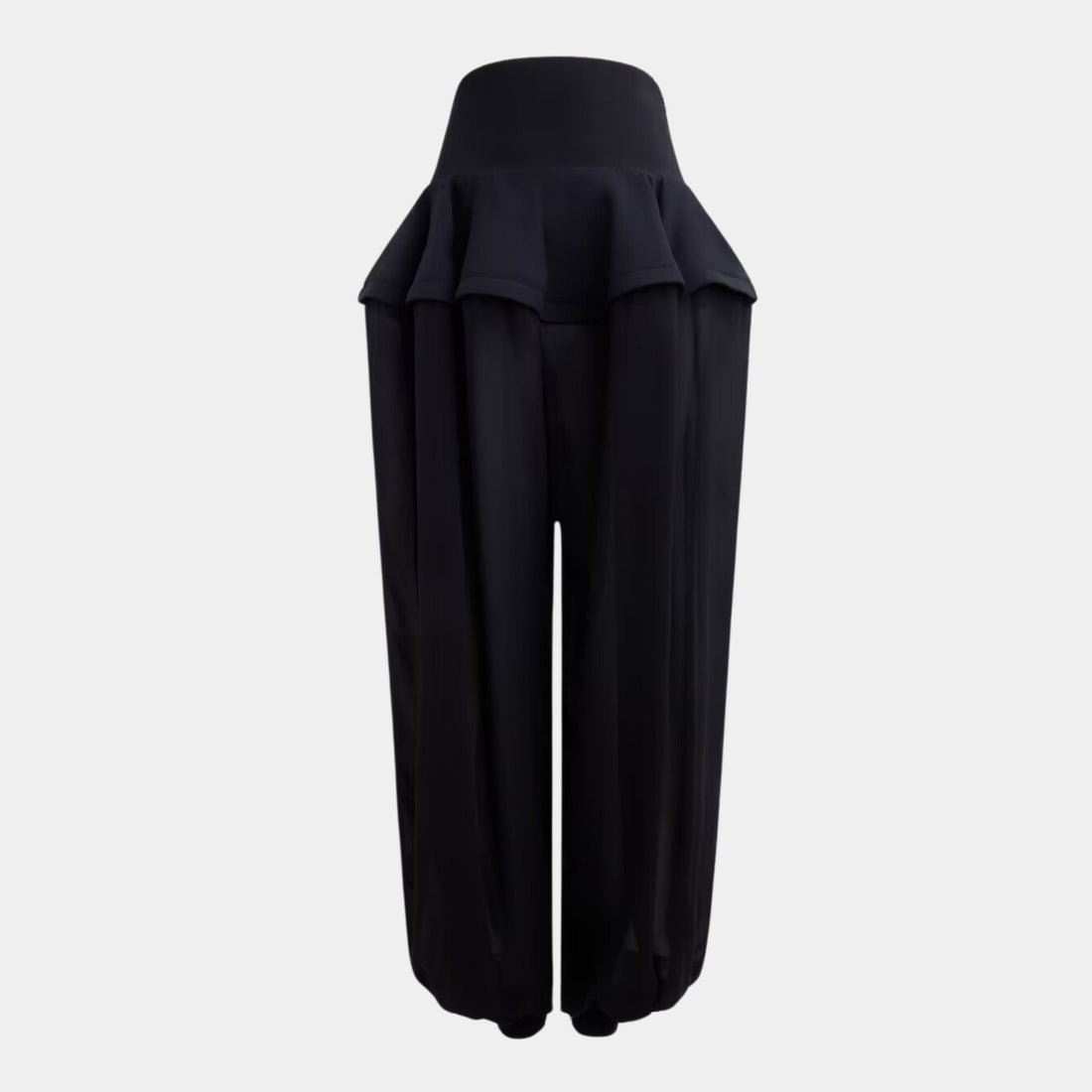 Georgette Peplum Pants