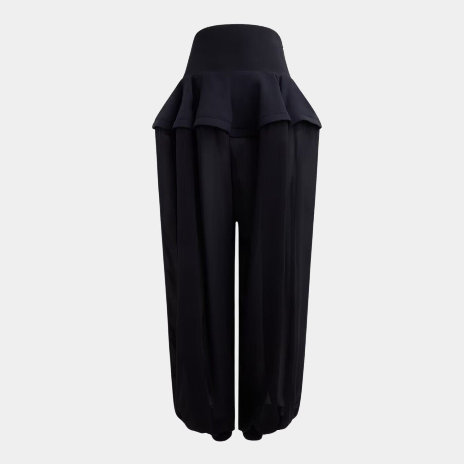 Georgette Peplum Pants
