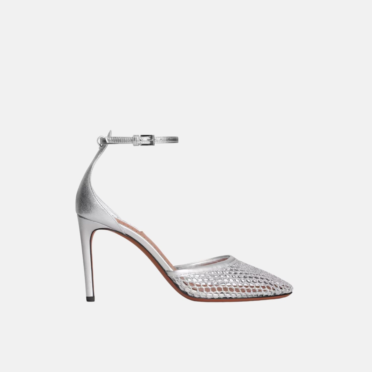 High Fishnet Pumps