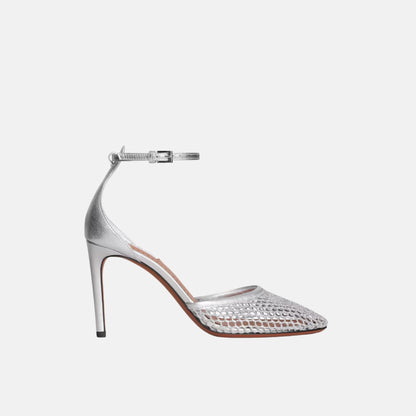 High Fishnet Pumps