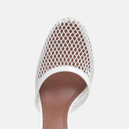 High Fishnet Pumps