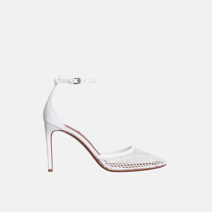 High Fishnet Pumps