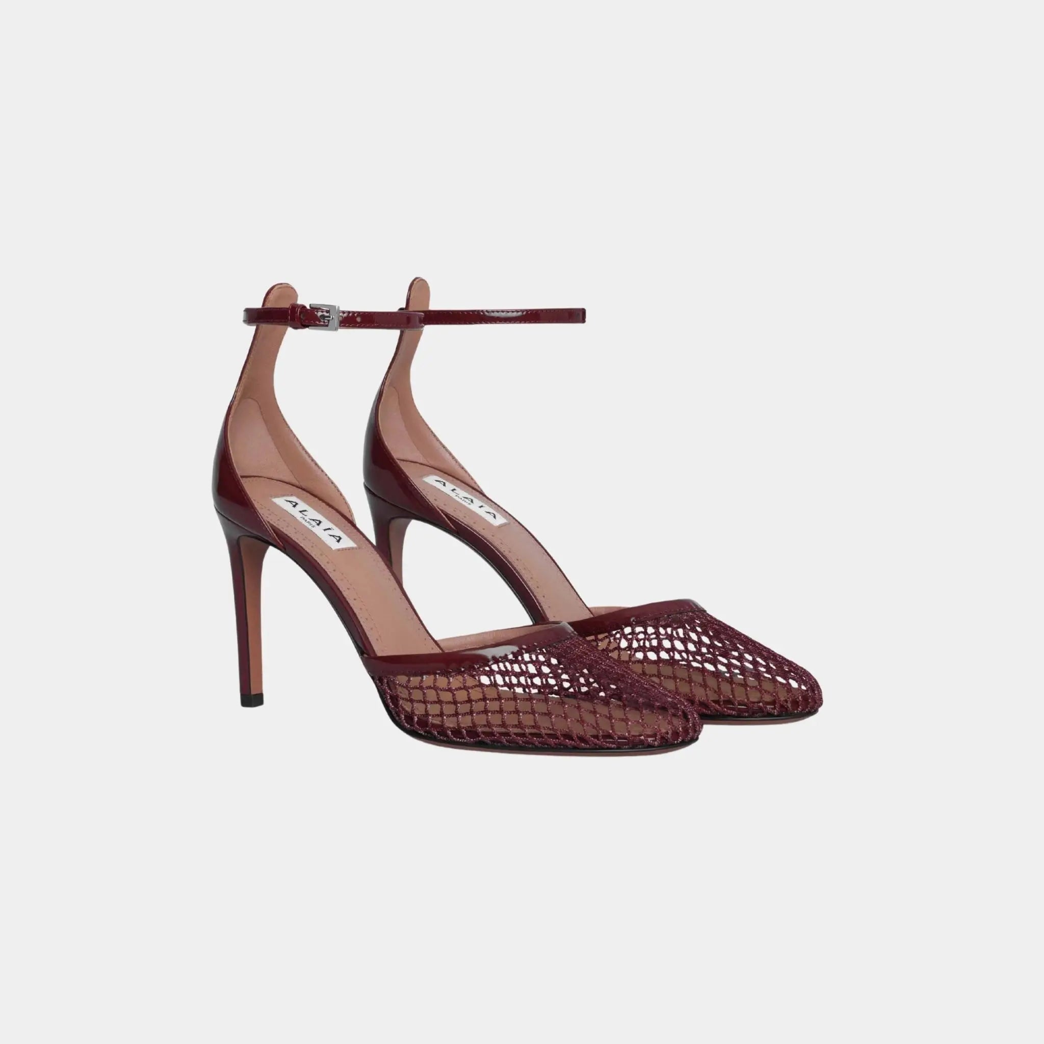 High Heel Fishnet Pumps