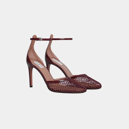 High Heel Fishnet Pumps