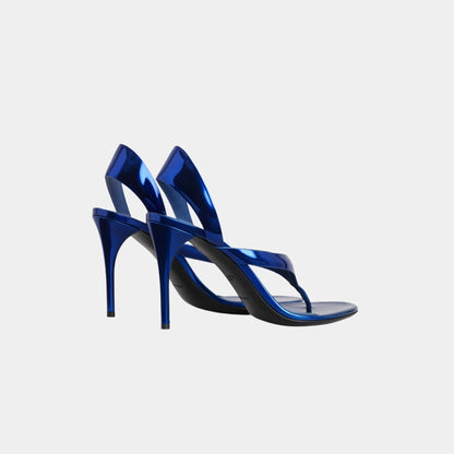 Infradito Laminated Leather Sandals