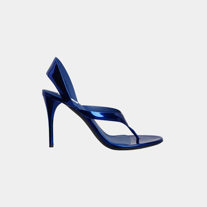 Infradito Laminated Leather Sandals