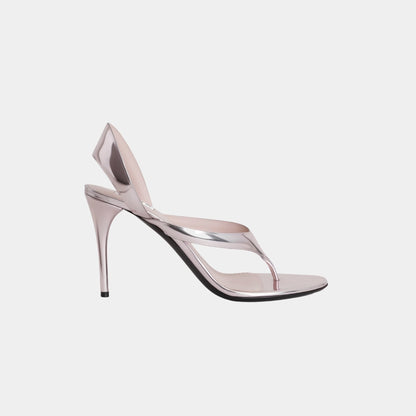 Infradito Laminated Leather Sandals