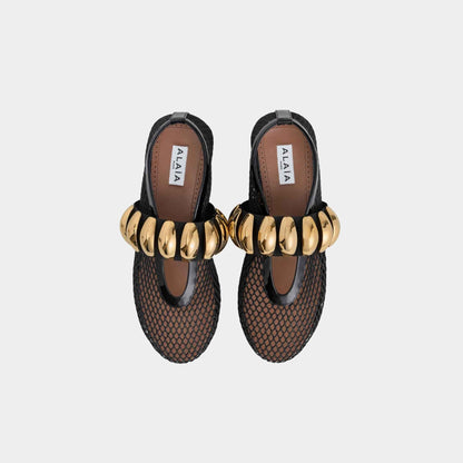 Jewelry Mesh Ballerinas