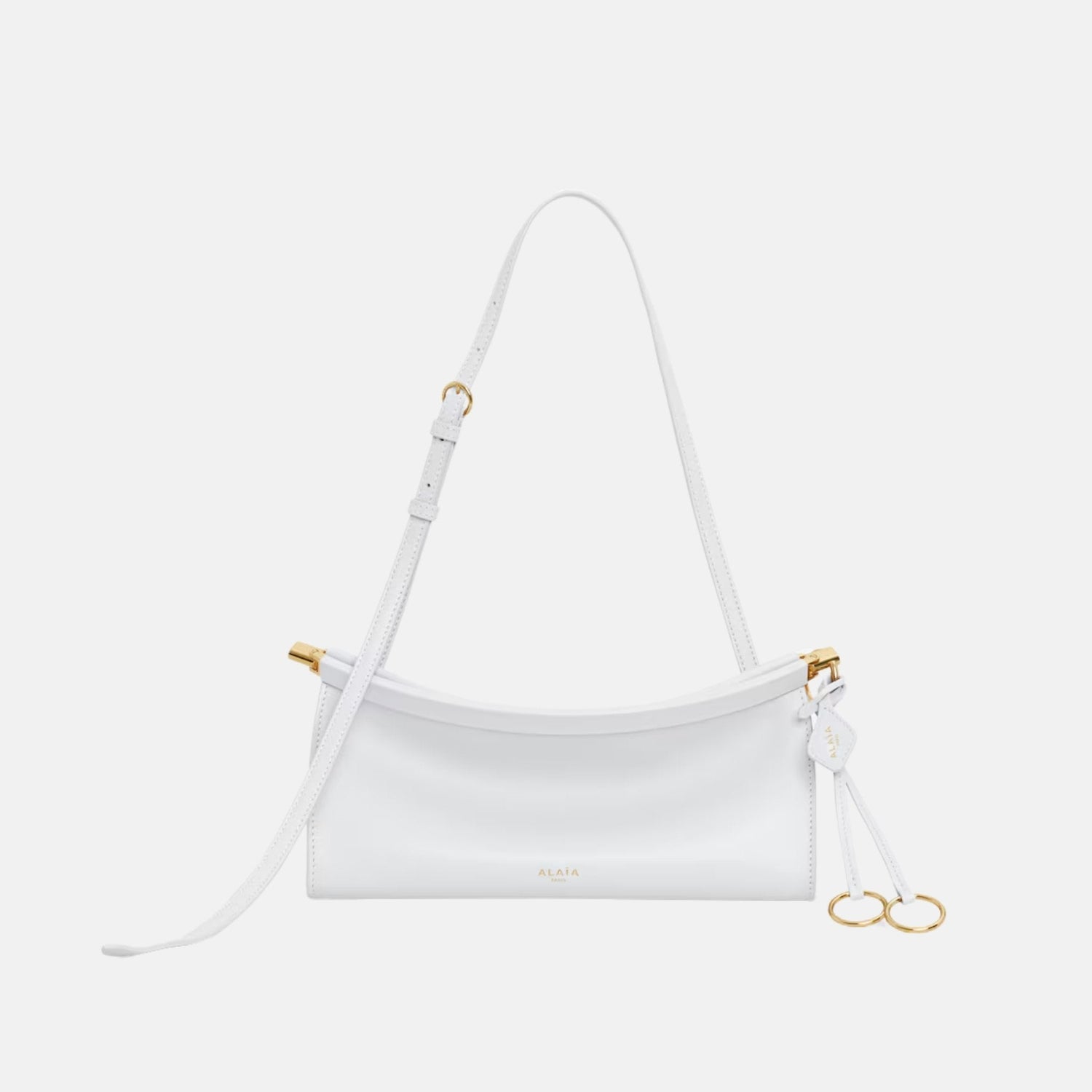 Le Click East West Small Leather Bag