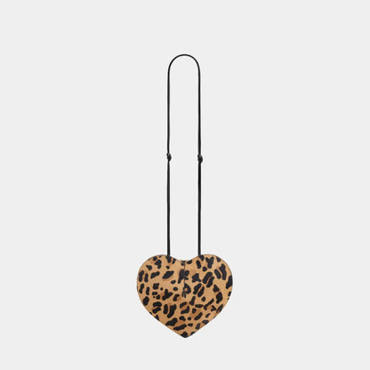 Le Coeur Bag In Leopard Haircalf