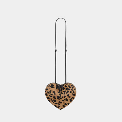 Le Coeur Bag In Leopard Haircalf