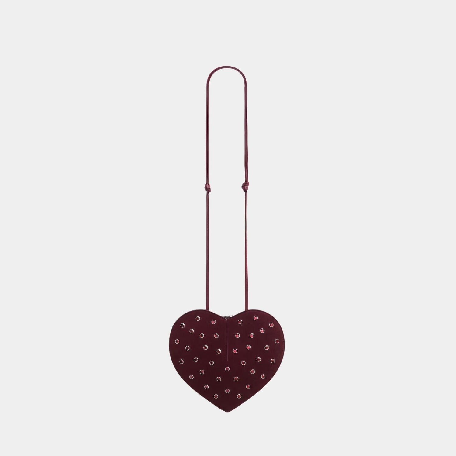 Le Coeur Bag In Strass Suede Goatskin
