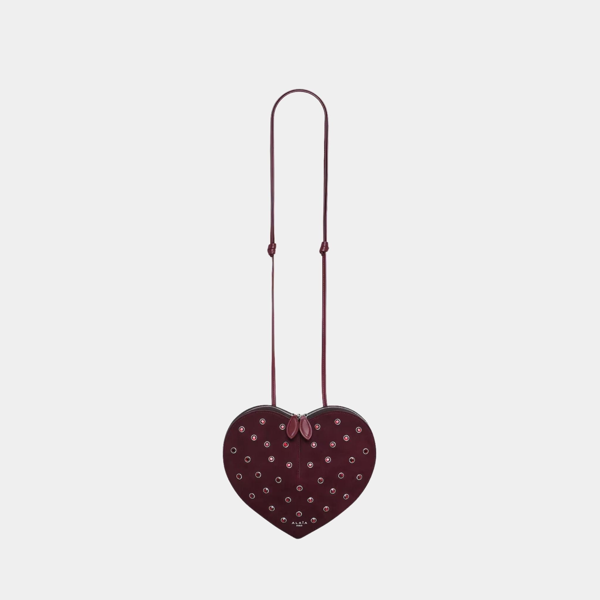 Le Coeur Bag In Strass Suede Goatskin