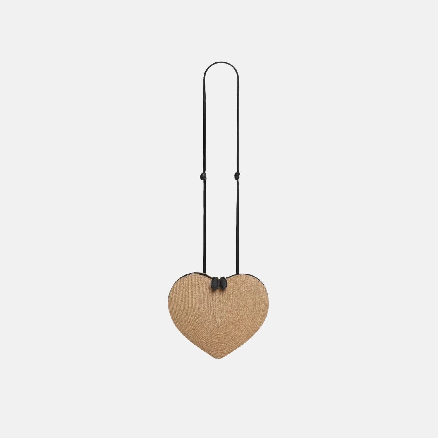 Le Coeur Heart Bag in Raffia