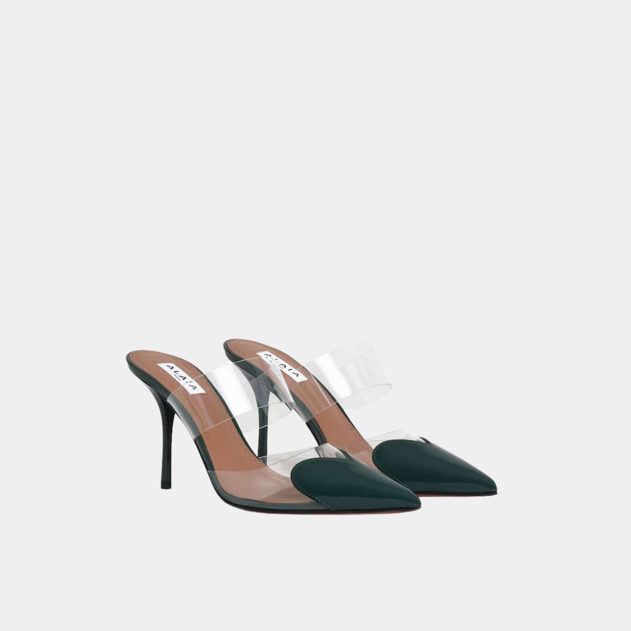 Le Cœur Mules In Patent Calfskin