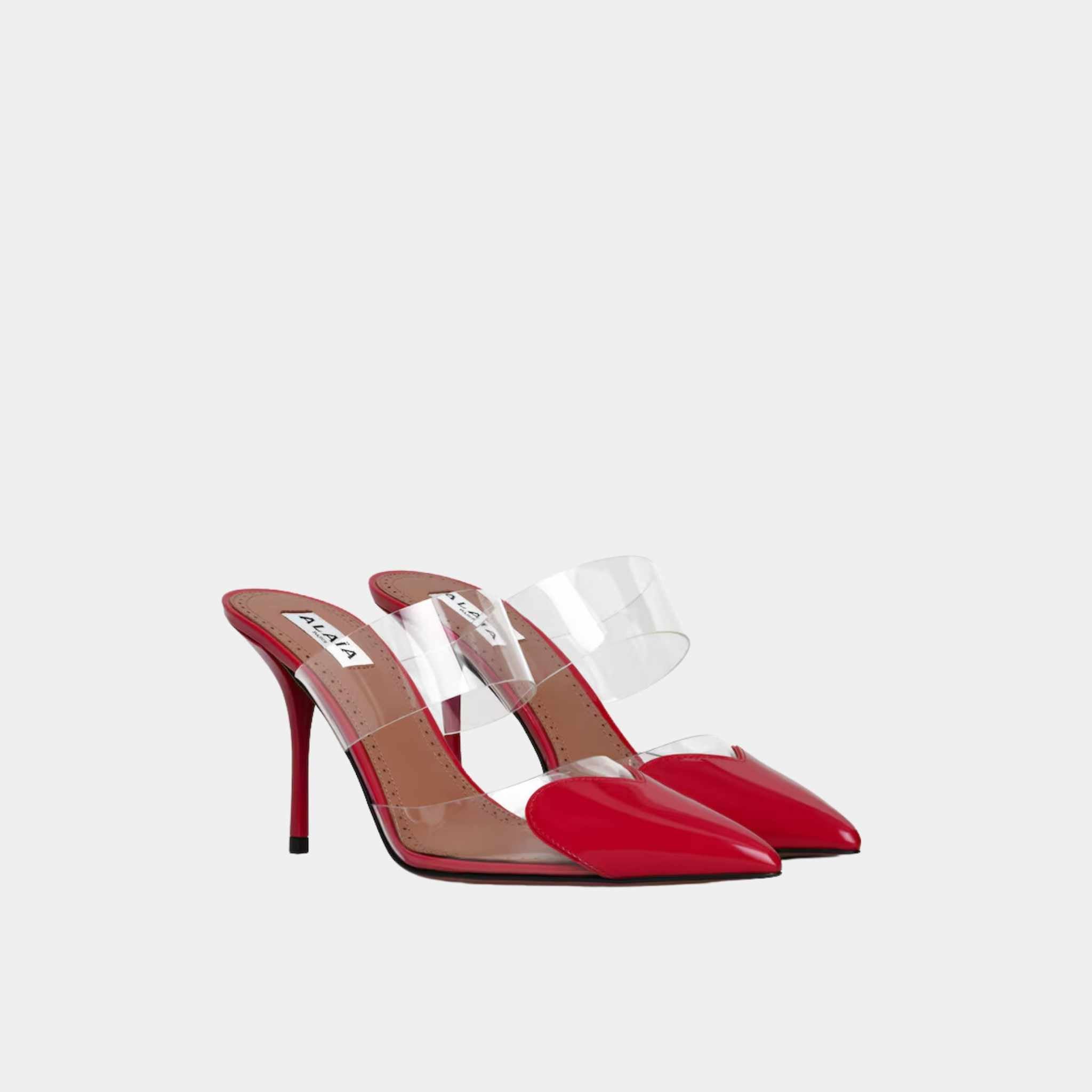 Le Cœur Mules In Patent Calfskin